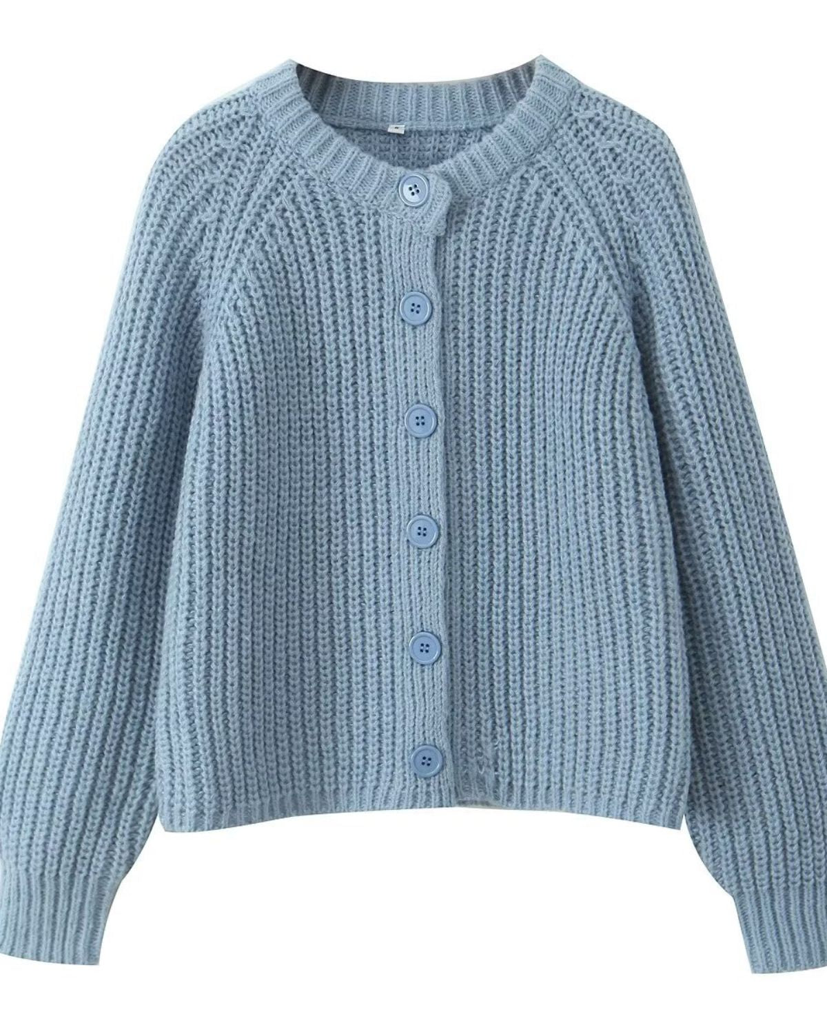 Cosette | Gilet Boutonné en Maille Épaisse pour Femme