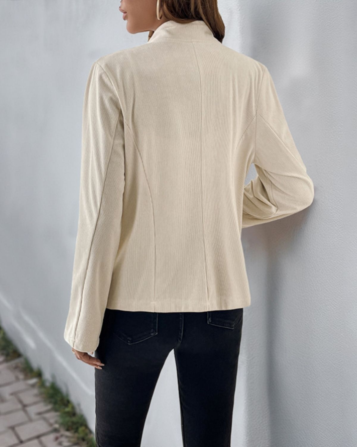 Nathalie | Veste Décontractée à Col Montant pour Femme