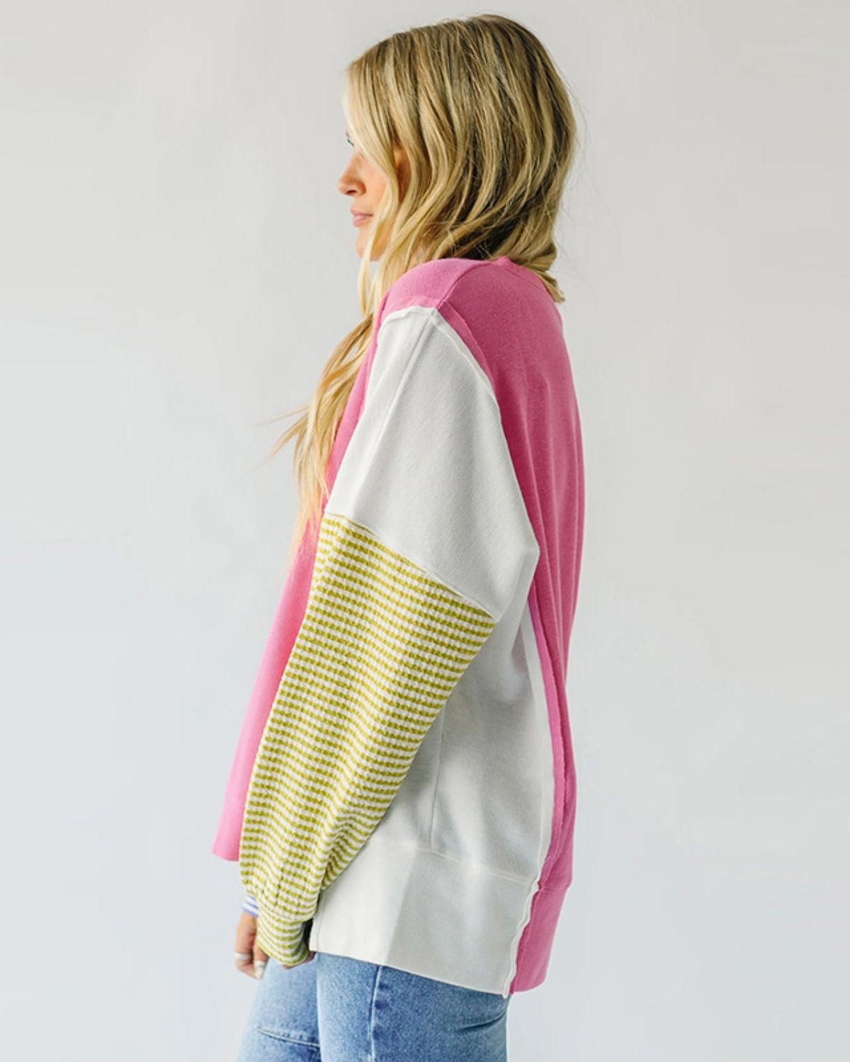 Gabin | Sweatshirt Colorblock à Manches Longues pour Femme