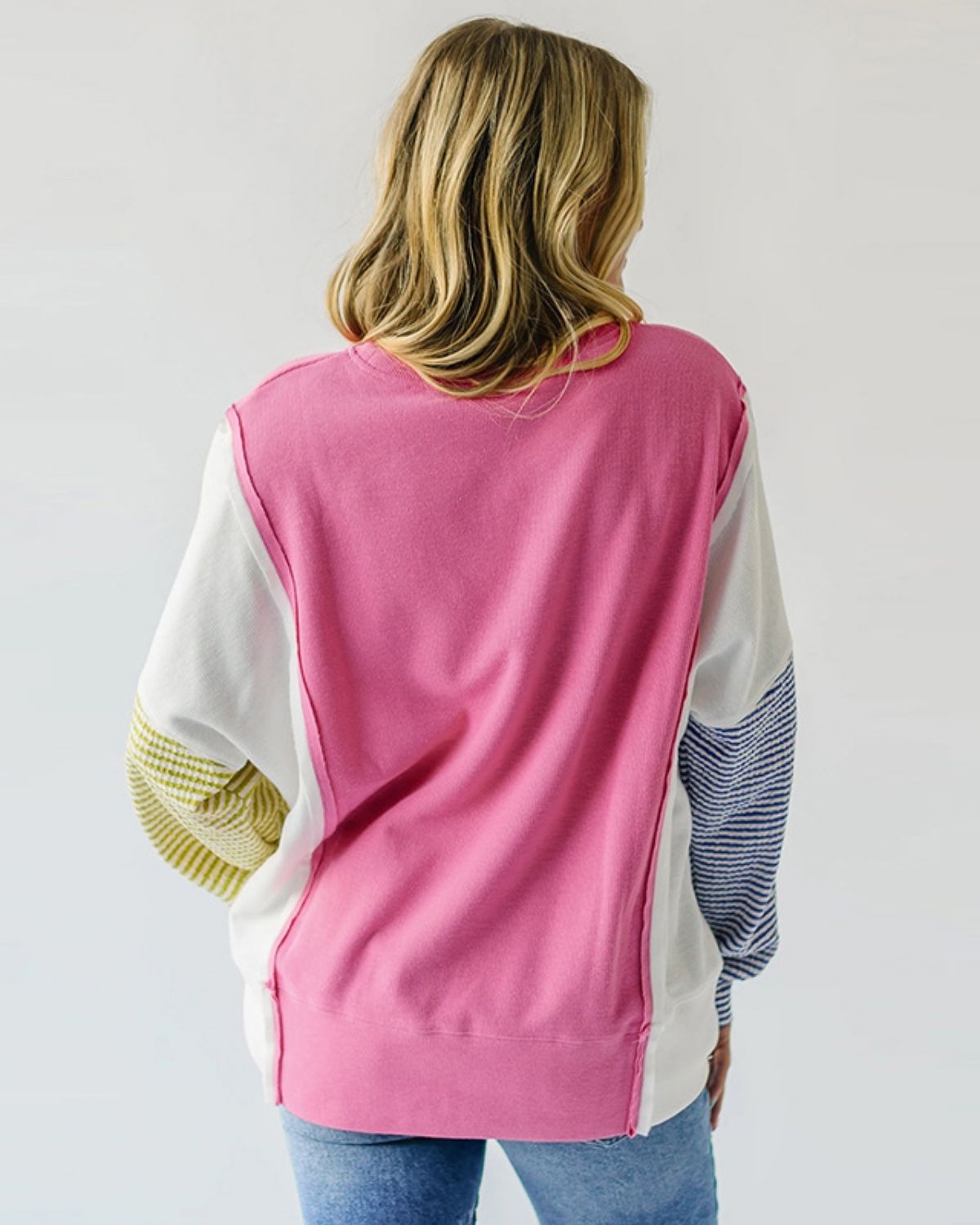 Gabin | Sweatshirt Colorblock à Manches Longues pour Femme