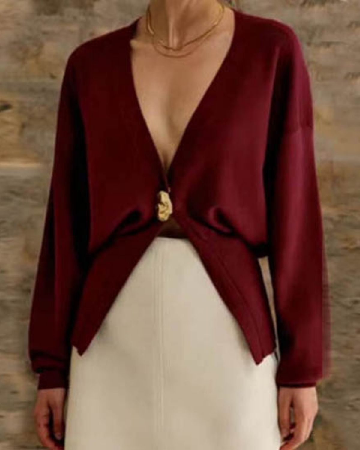Clément | Cardigan V Enveloppant pour Femme