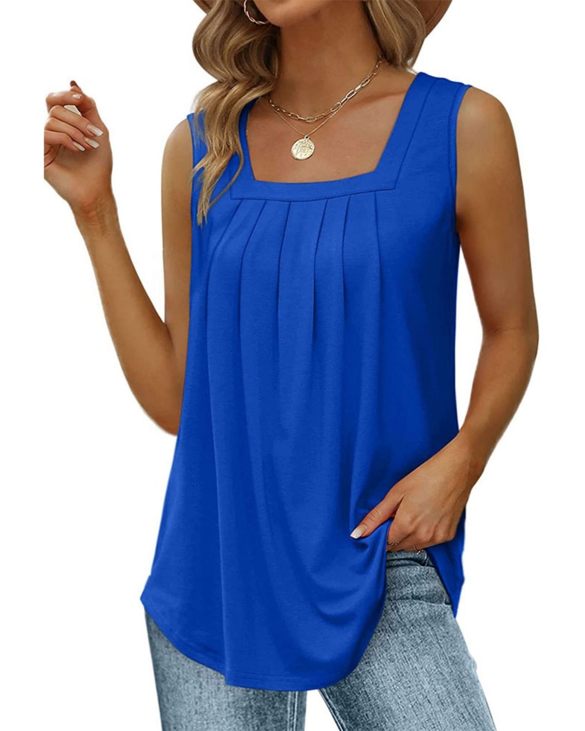 Aria | Top Sans Manches Évasé pour Femme