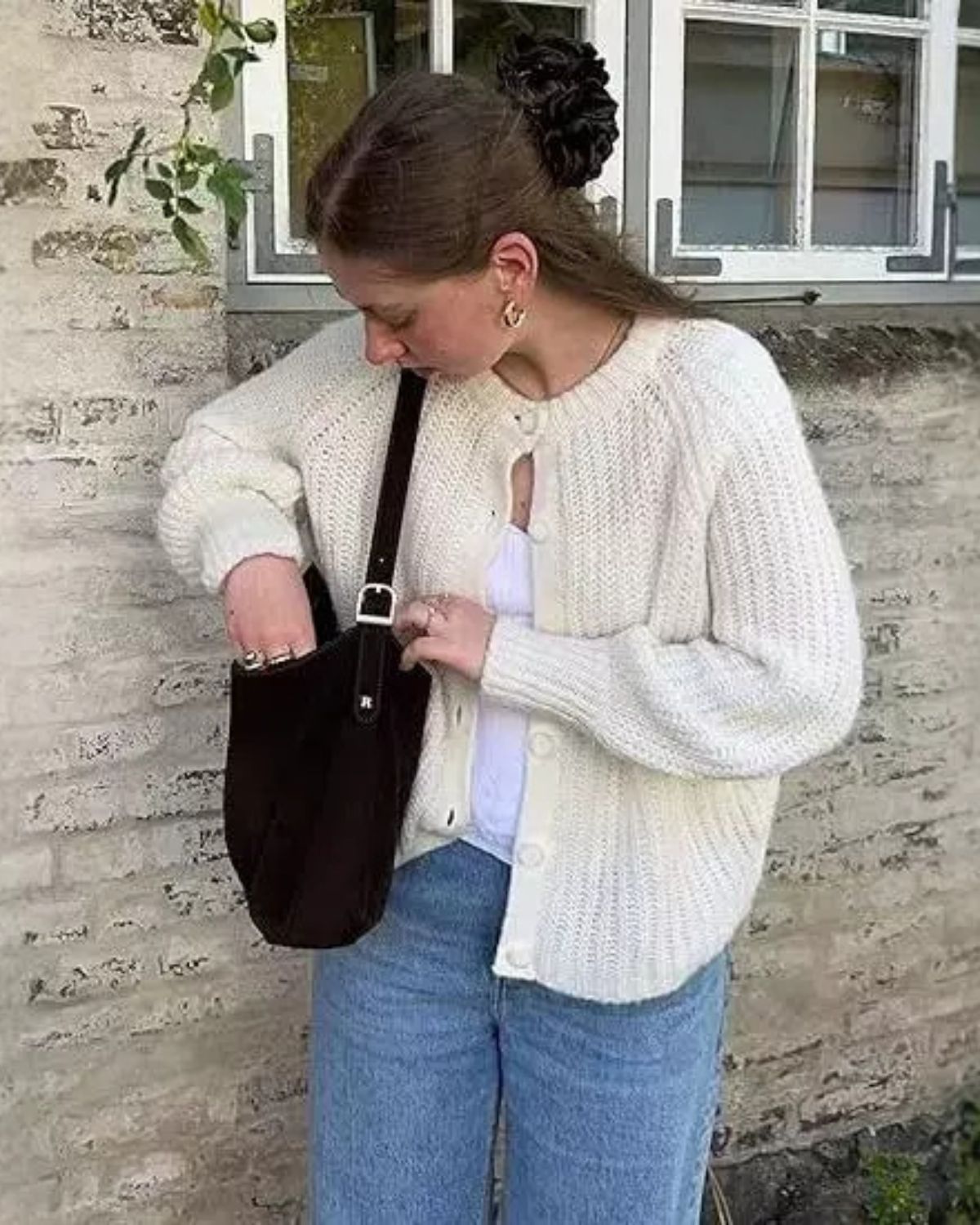 Cosette | Gilet Boutonné en Maille Épaisse pour Femme