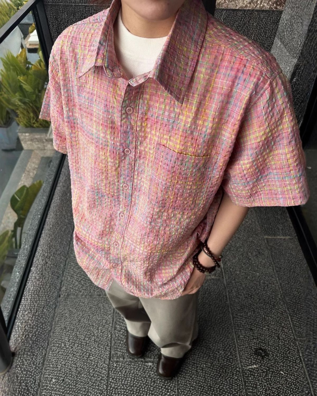 Raphael | Chemise Homme à Manches Courtes en Lin