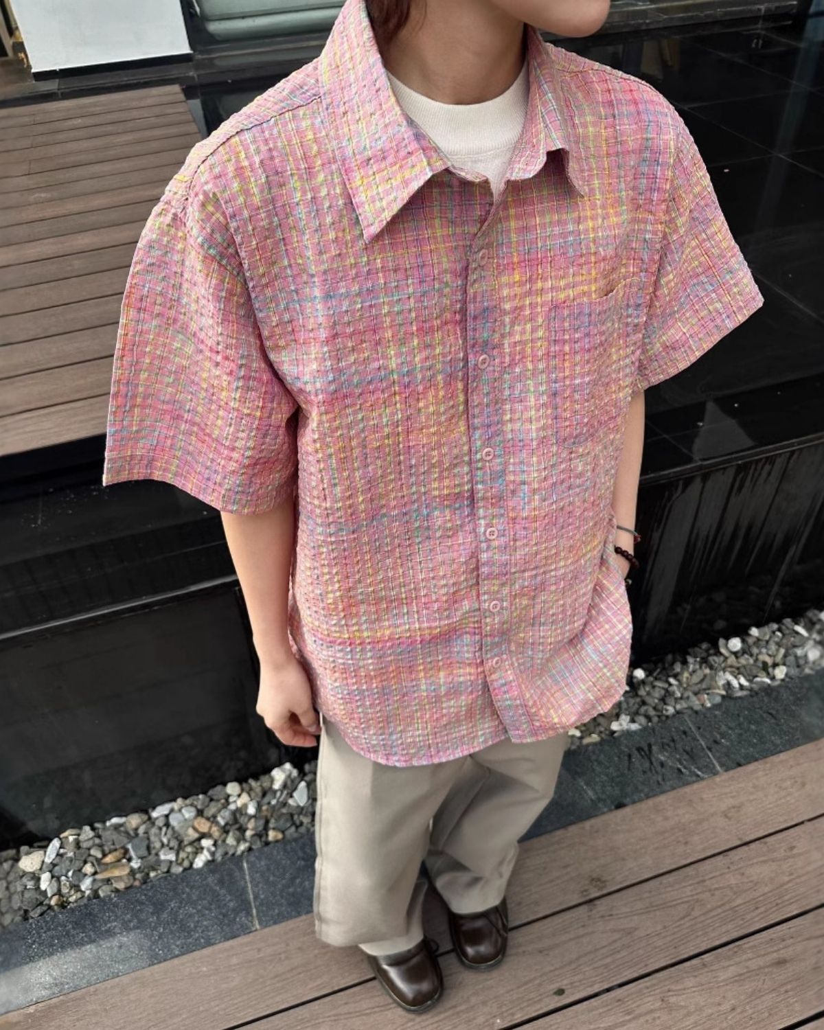 Raphael | Chemise Homme à Manches Courtes en Lin
