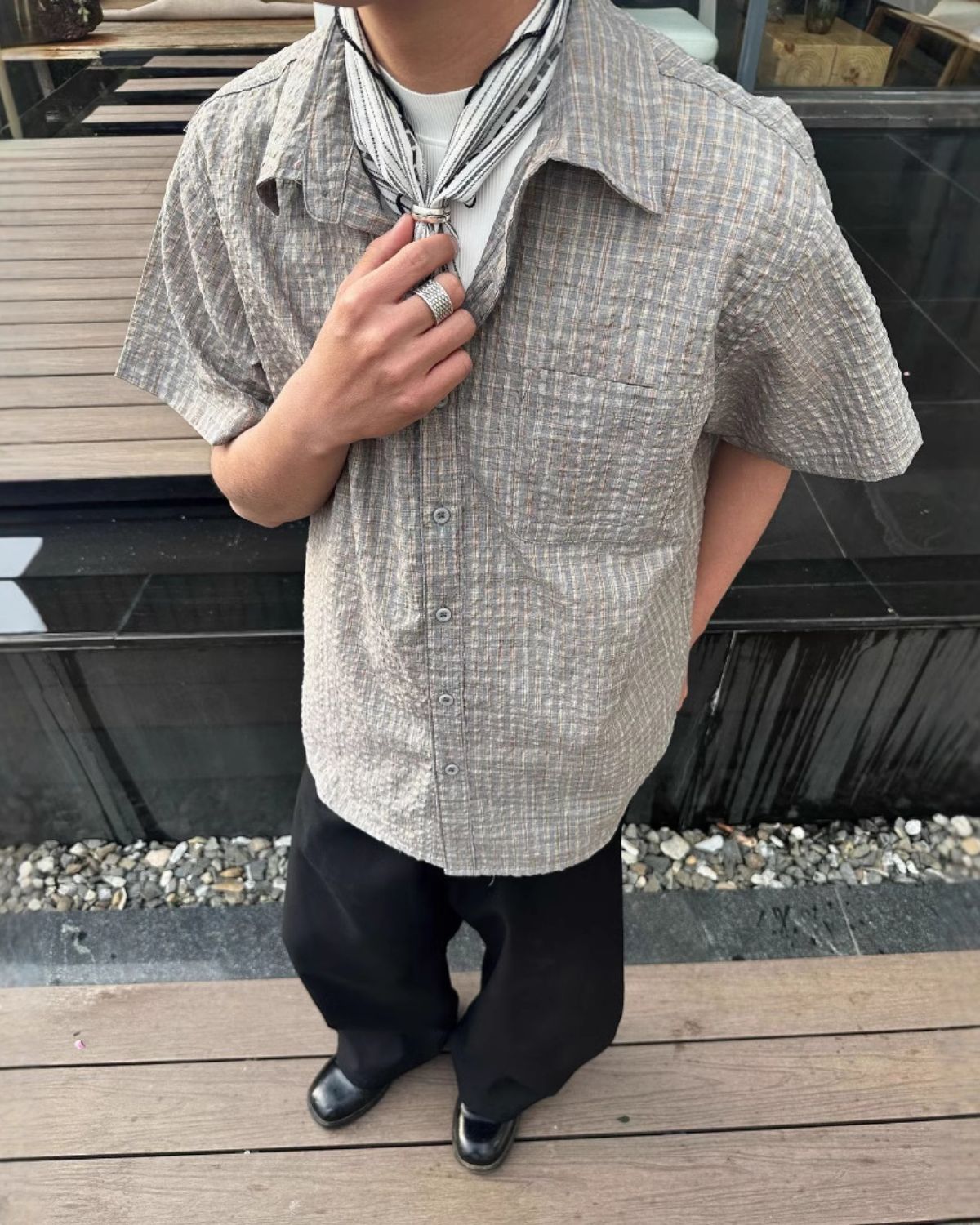 Raphael | Chemise Homme à Manches Courtes en Lin