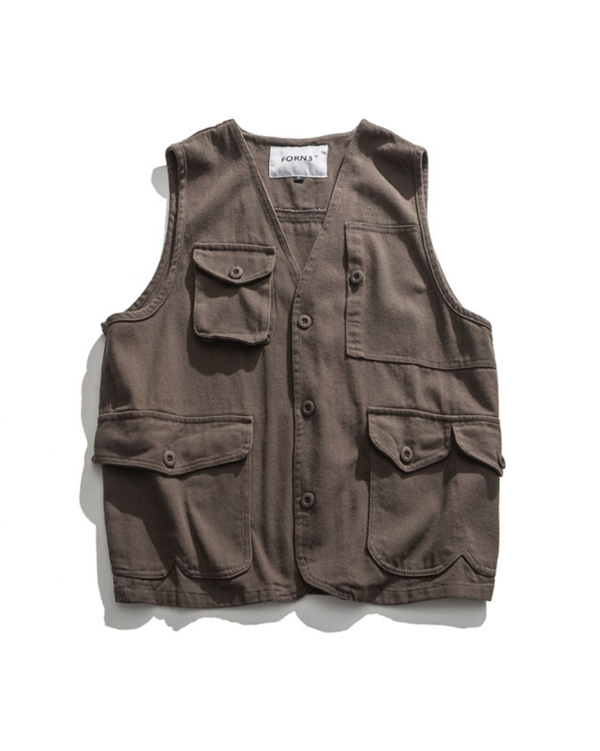 Elias | Gilet Décontracté Multi-Poches pour Homme