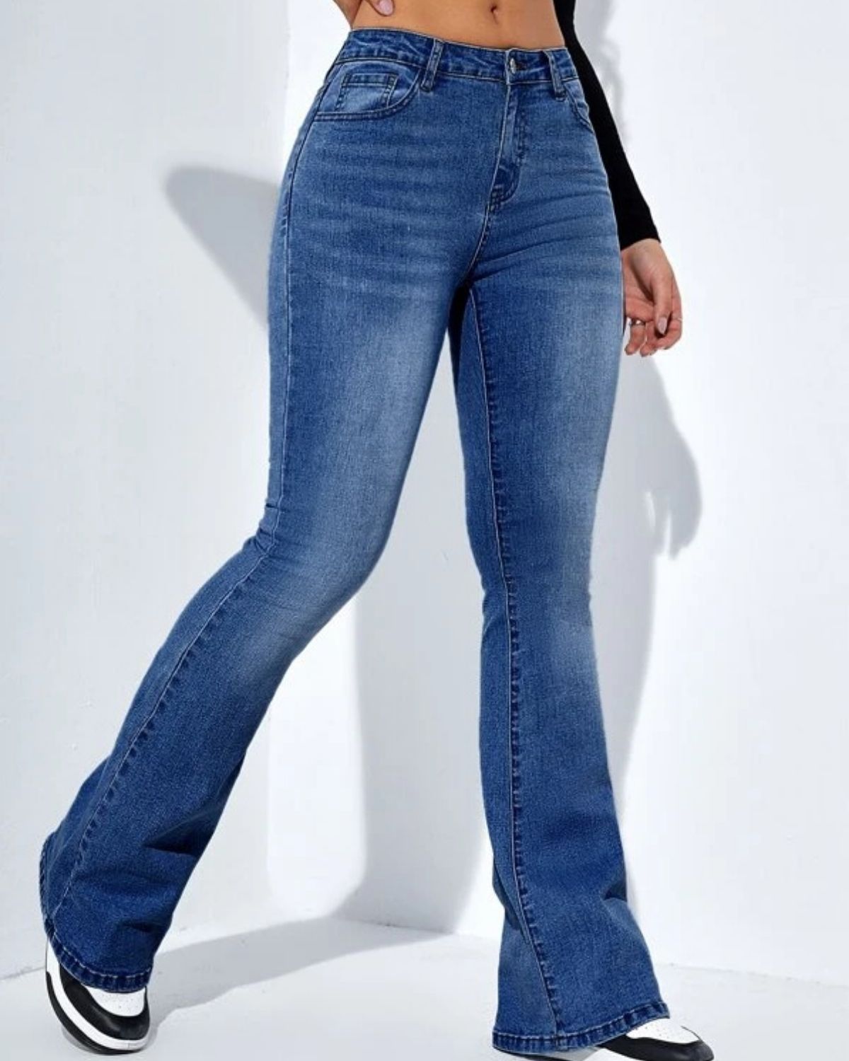 Salomé | Jean Bootcut Femme Taille Haute