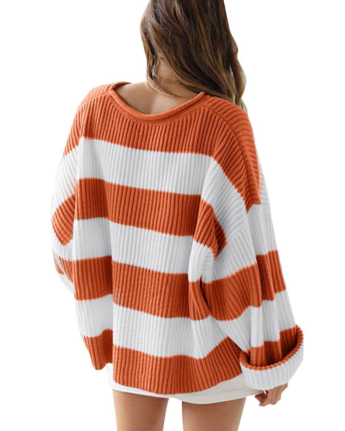 Éléanor | Pull Oversize à Rayures pour Femme