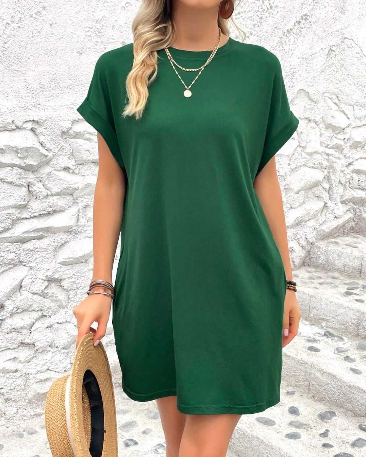 Romy | Robe T-shirt Décontractée pour Femme