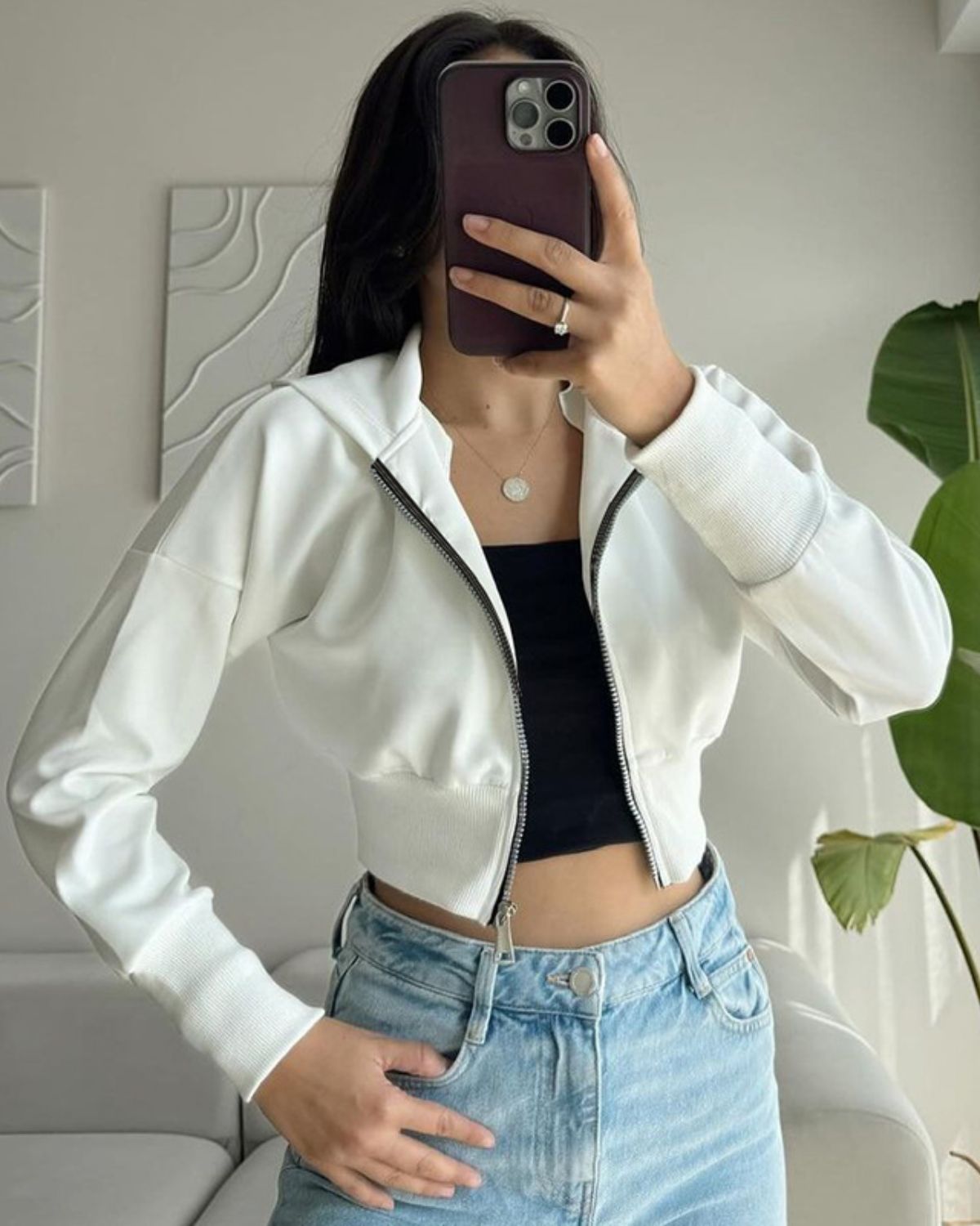 Reine | Veste à Capuche Zippée pour Femme
