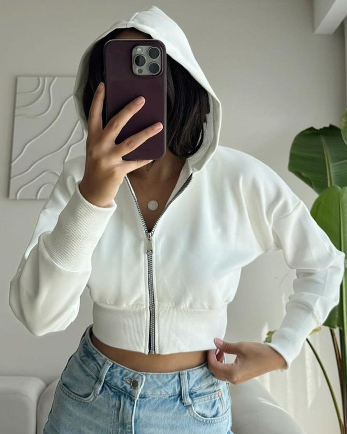 Reine | Veste à Capuche Zippée pour Femme