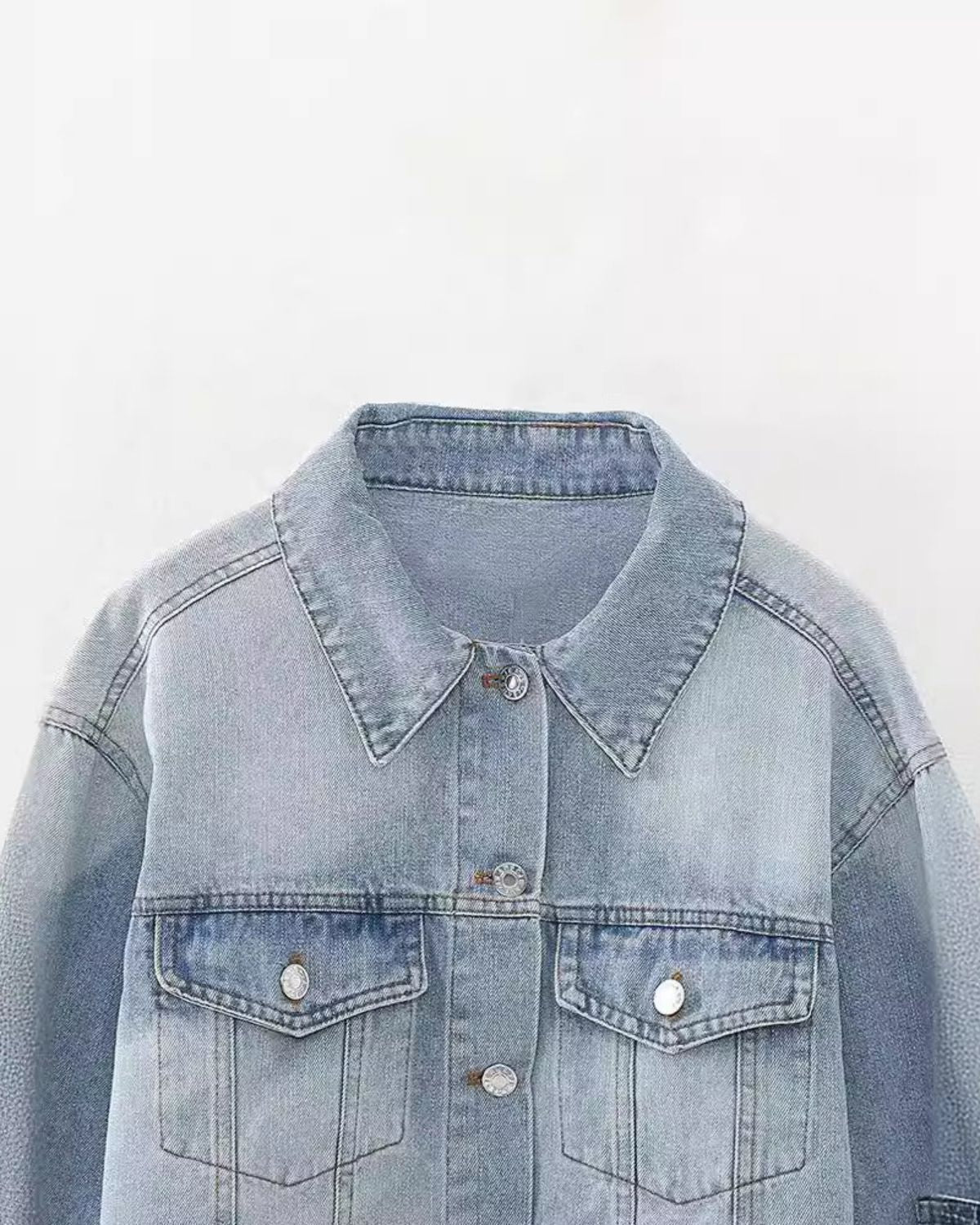 Albertine | Veste en Jean Bicolore pour Femme