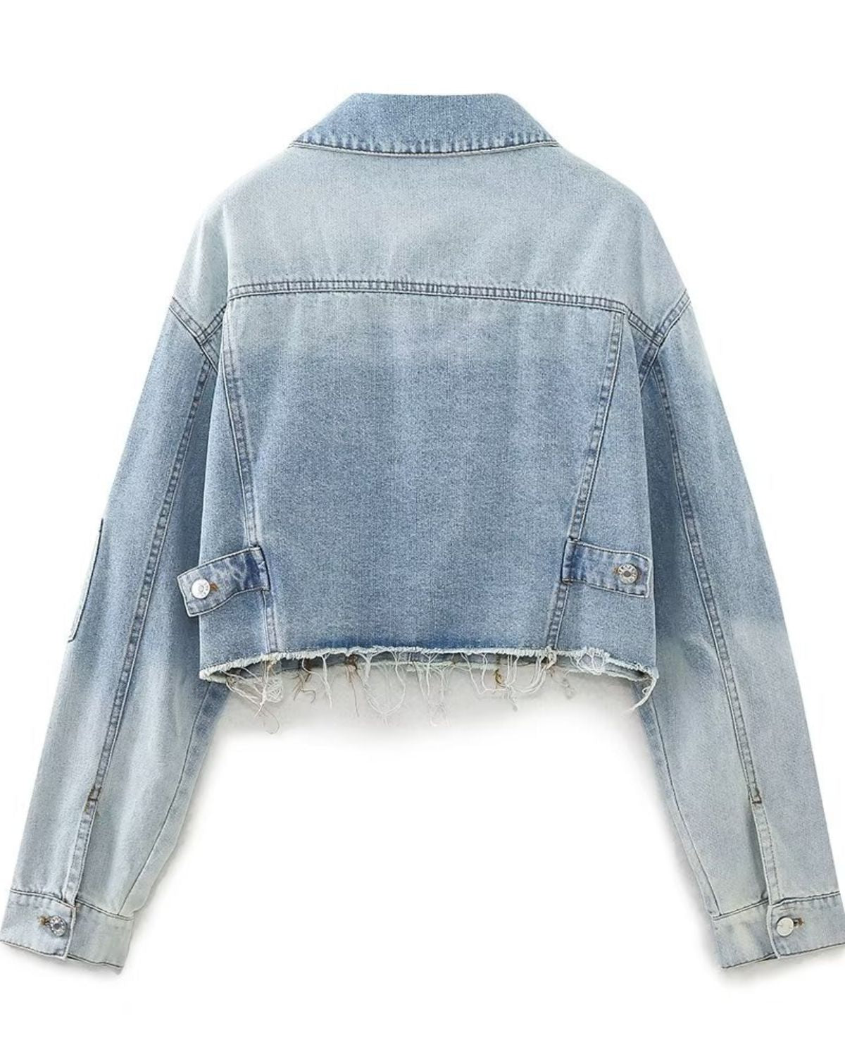 Albertine | Veste en Jean Bicolore pour Femme