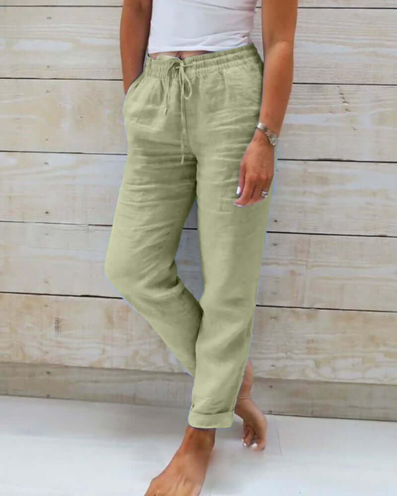 Margaux - Pantalon Décontracté en Lin