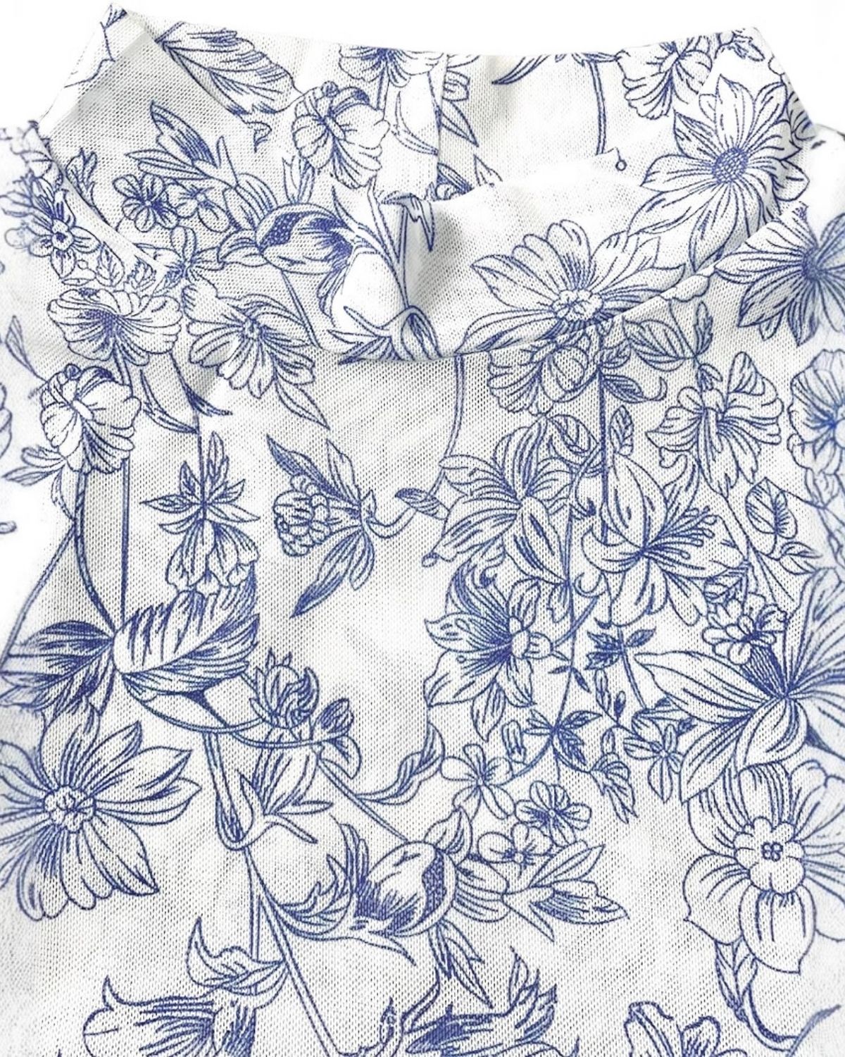 Camélia | Haut Transparent à Fleurs pour Femme
