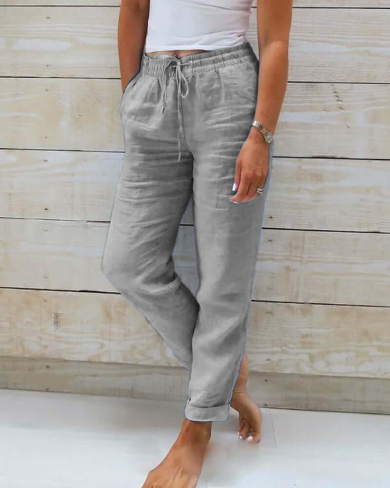 Margaux - Pantalon Décontracté en Lin