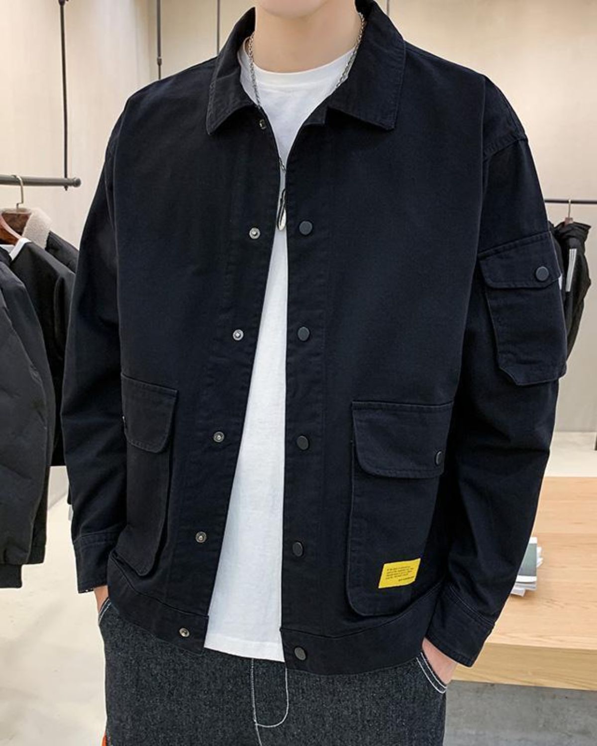 Hugo | Veste Saharienne Décontractée pour Homme