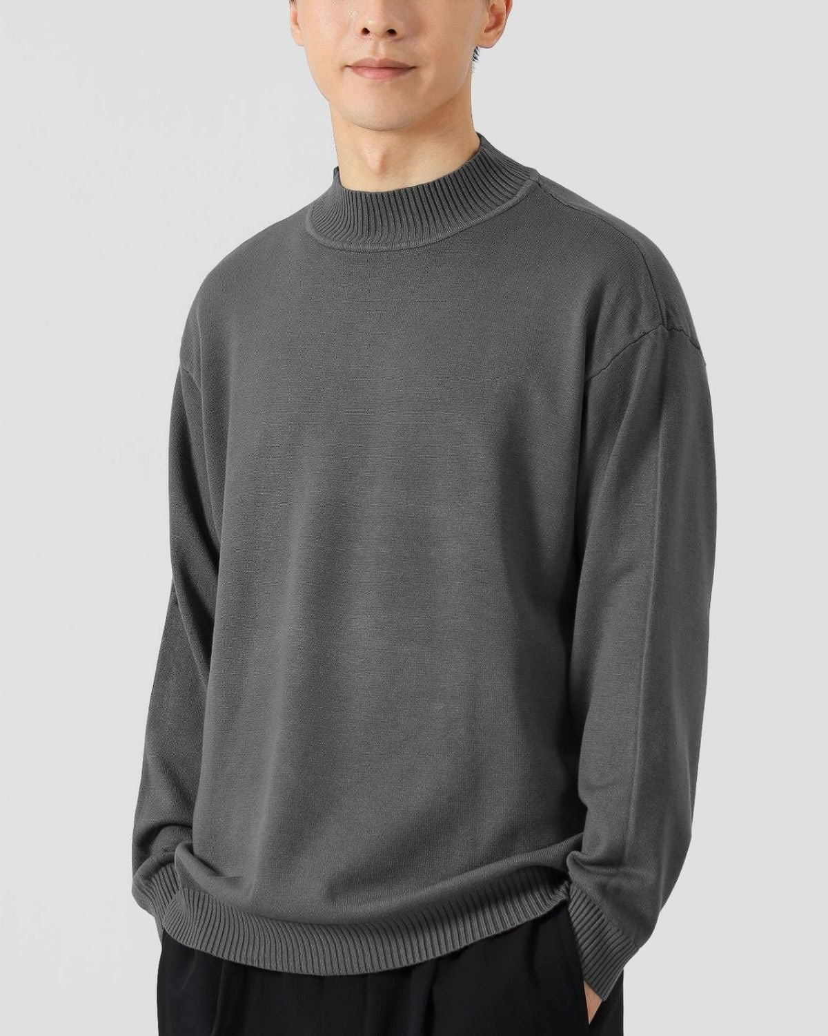 Amédée | Pull Col Montant Décontracté pour Homme