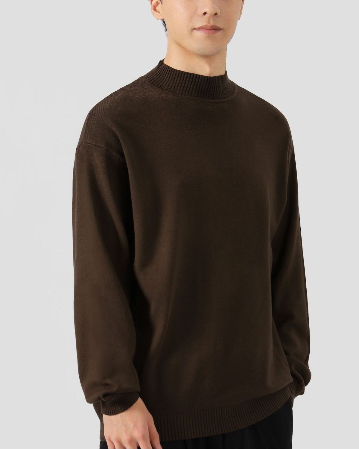 Amédée | Pull Col Montant Décontracté pour Homme