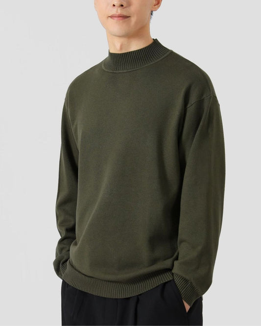 Amédée | Pull Col Montant Décontracté pour Homme