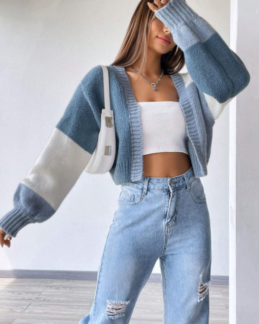 Charlène | Gilet Long Femme à Épaules Tombantes