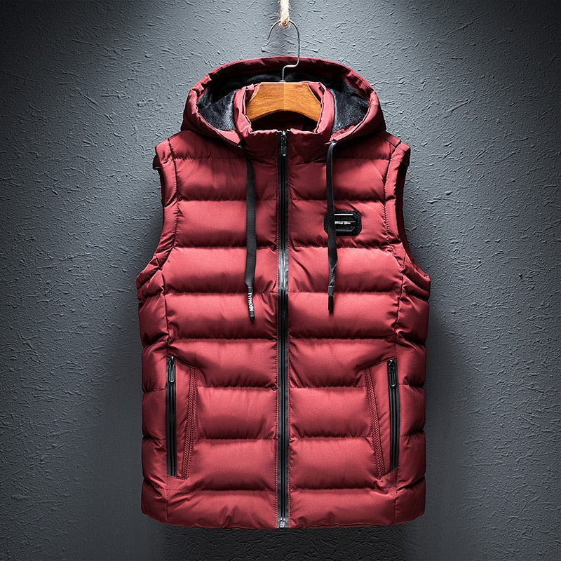 Gilet Matelassé à Capuche pour Homme