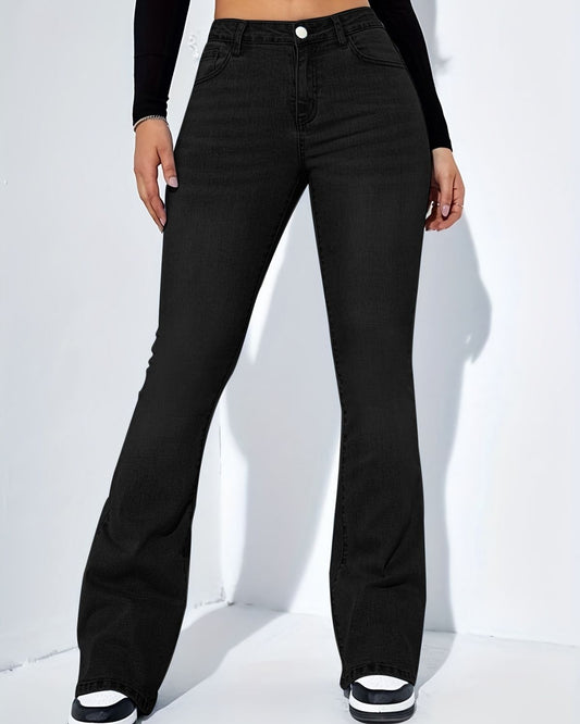Salomé | Jean Bootcut Femme Taille Haute