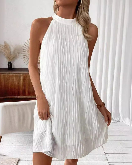 Ambre | Robe D’été à Col Haut pour Femme
