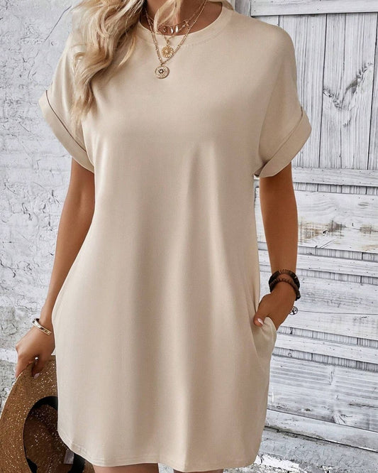 Romy | Robe T-shirt Décontractée pour Femme