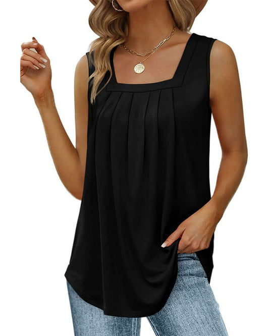 Aria | Top Sans Manches Évasé pour Femme