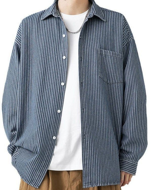 Lyam | Veste Légère Rayée pour Homme